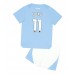 Manchester City Jeremy Doku #11 Dětské Oblečení Domácí Dres 2023-24 Krátkým Rukávem (+ trenýrky)